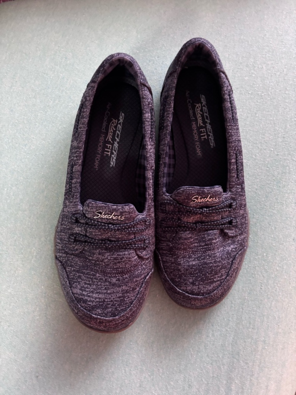 Skechers Women's Slip-On Casual Loafers in Heathered Plum